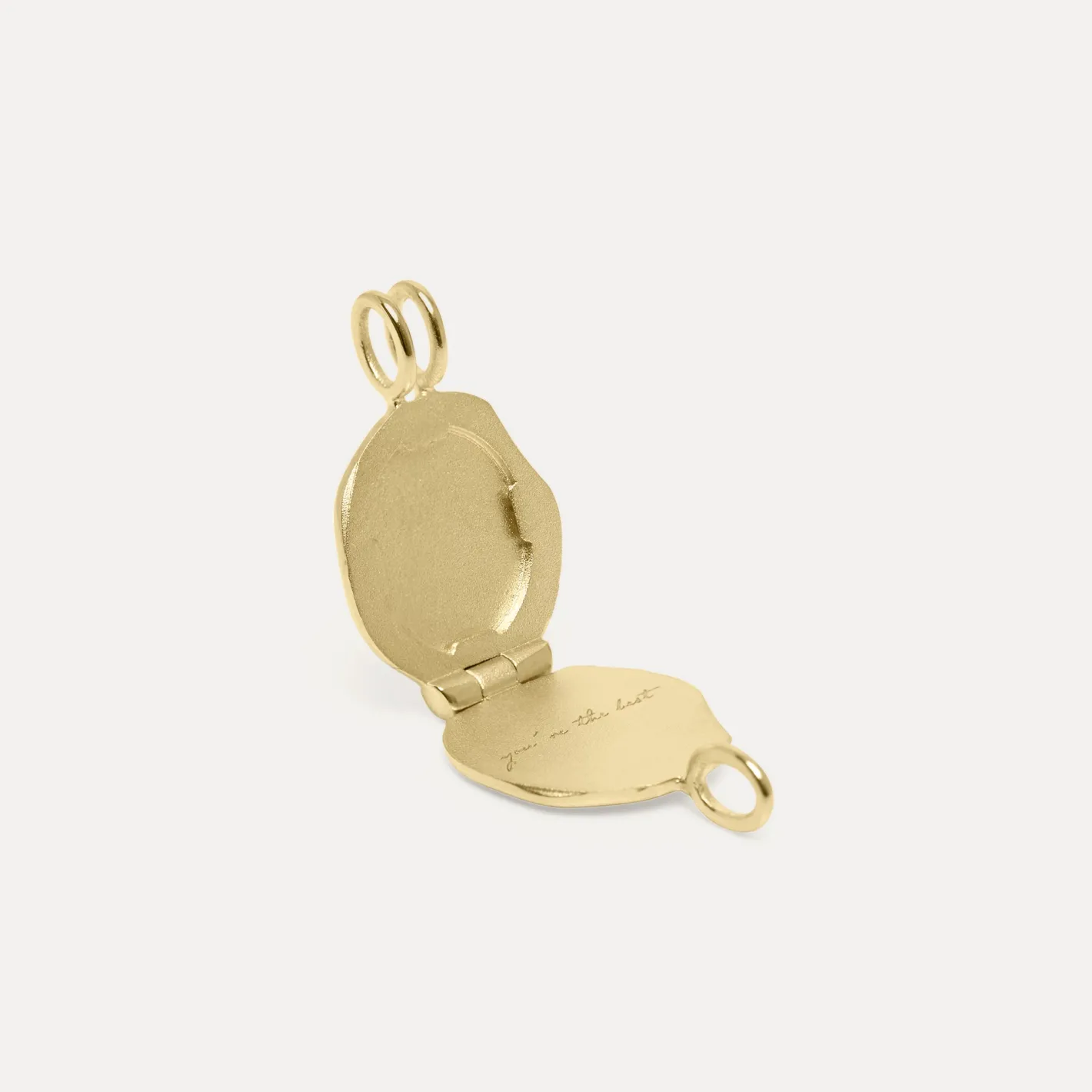 Cheap STILNEST Ad Astra Seal Medaillon Anhänger | 585 Gold
