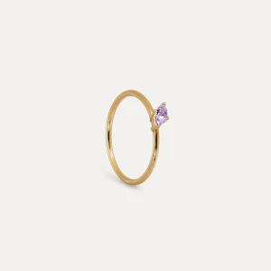Hot STILNEST Amethyst Navette Solitär Ring