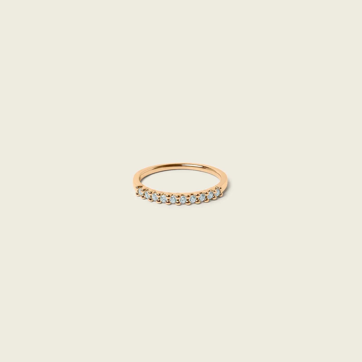 Flash Sale STILNEST Aquamarin Half Eternity Ring | 585 Gold