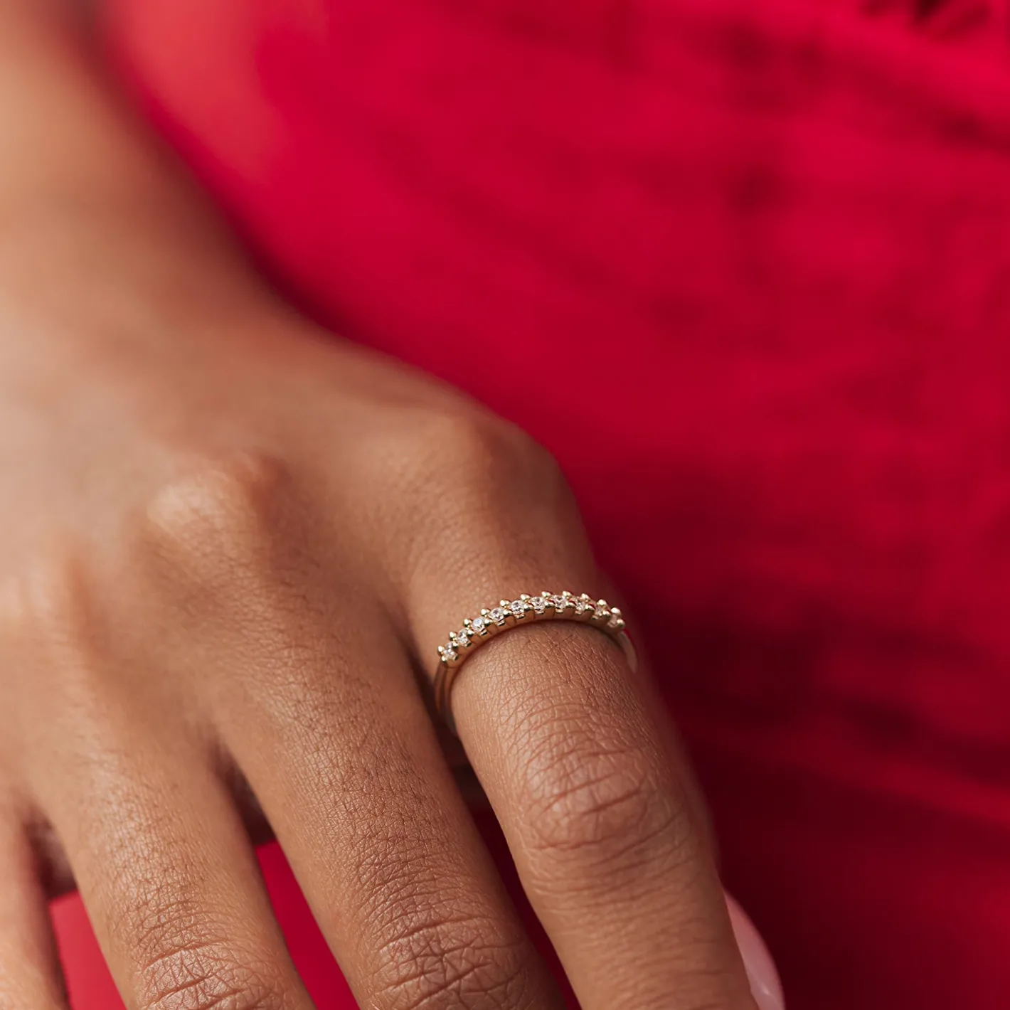 Flash Sale STILNEST Aquamarin Half Eternity Ring | 585 Gold