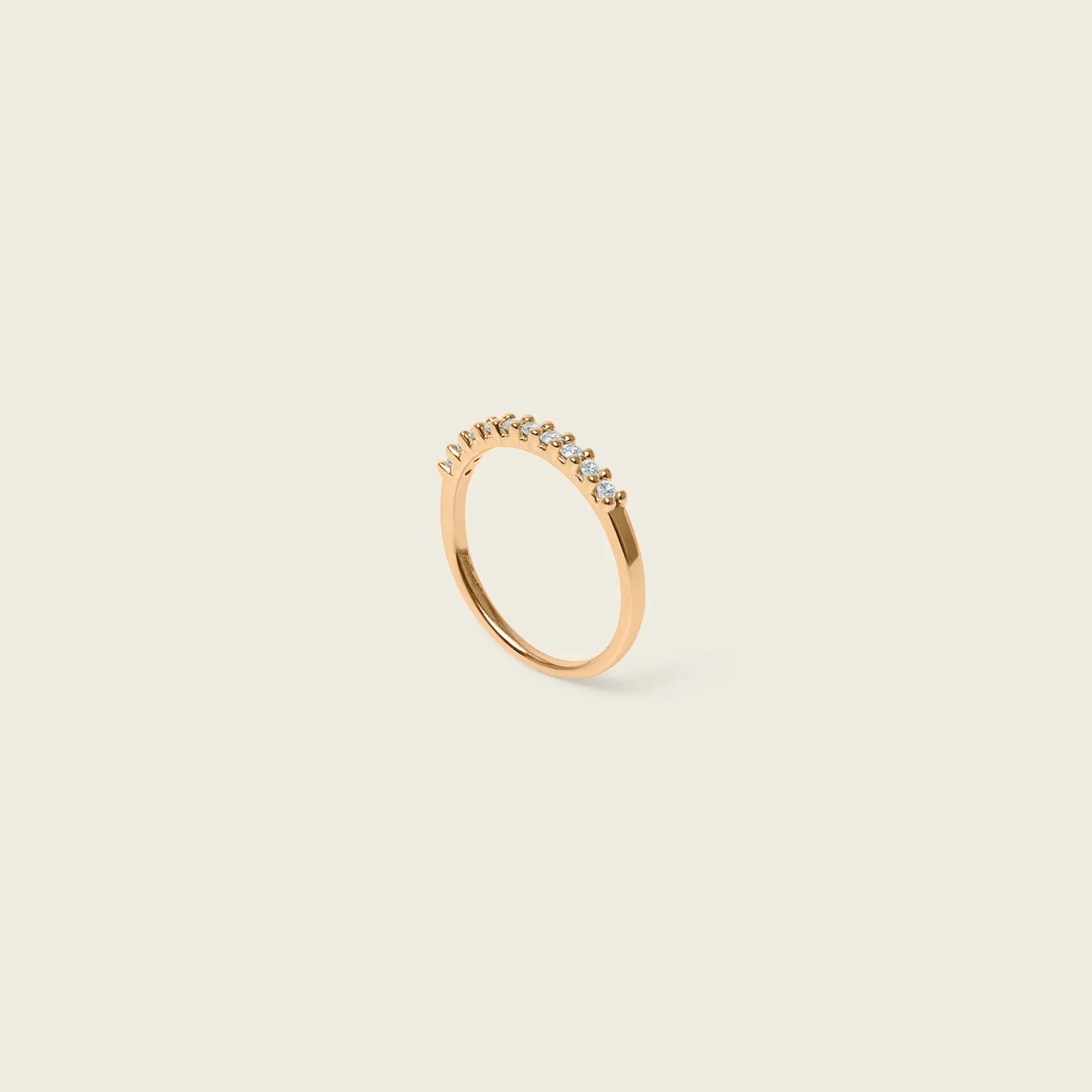 Flash Sale STILNEST Aquamarin Half Eternity Ring | 585 Gold