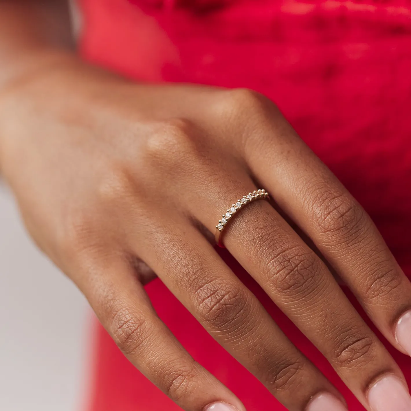 Flash Sale STILNEST Aquamarin Half Eternity Ring | 585 Gold