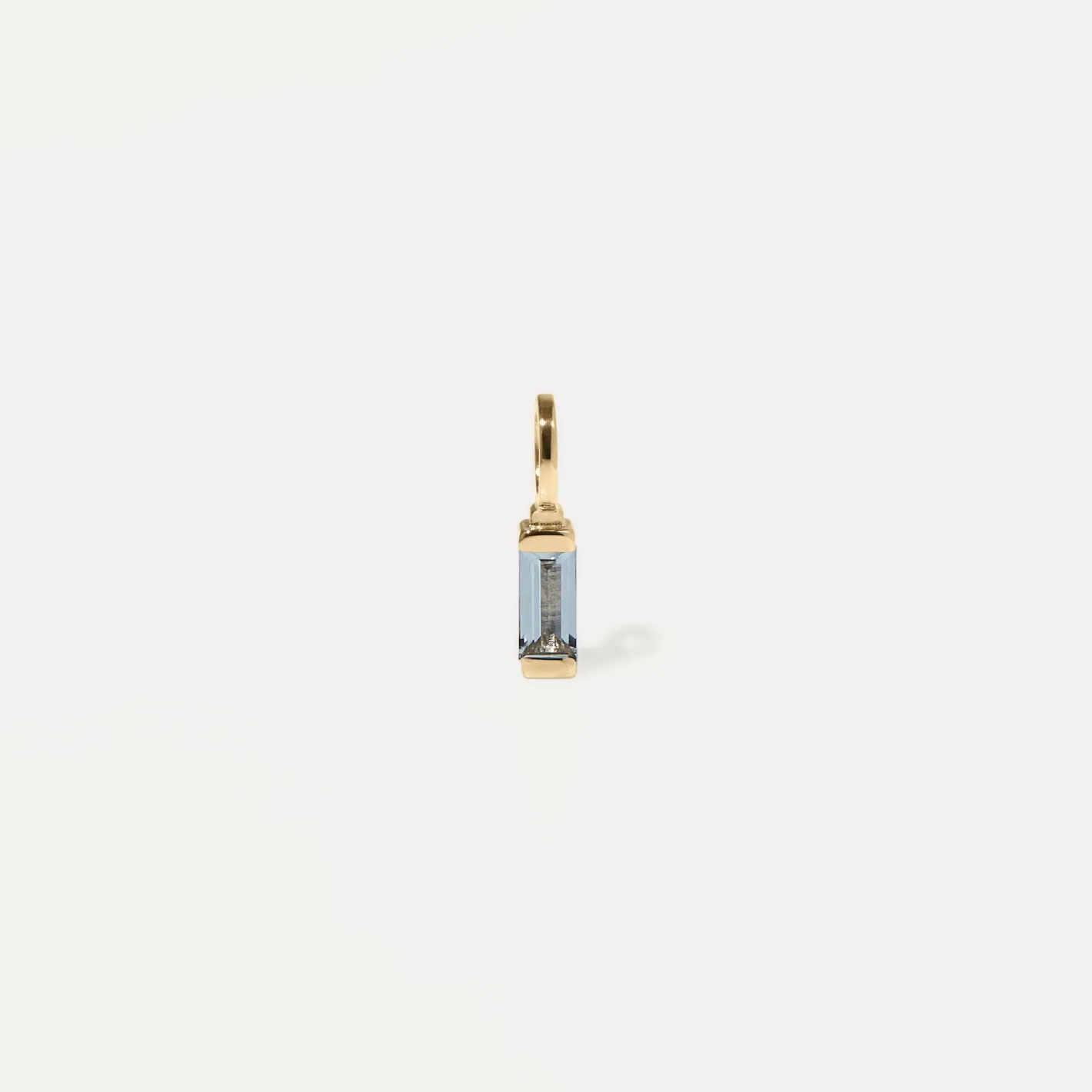Cheap STILNEST Aquamarin Retro Anhänger | 585 Gold