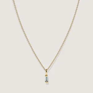 Cheap STILNEST Aquamarin Retro Kette | 585 Gold