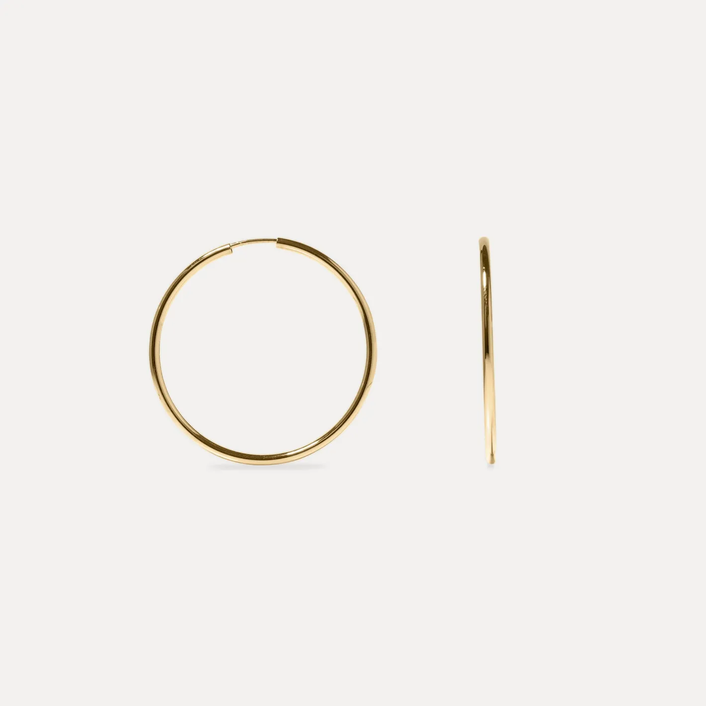 Sale STILNEST Basic Creolen Ohrringe | 585 Gold
