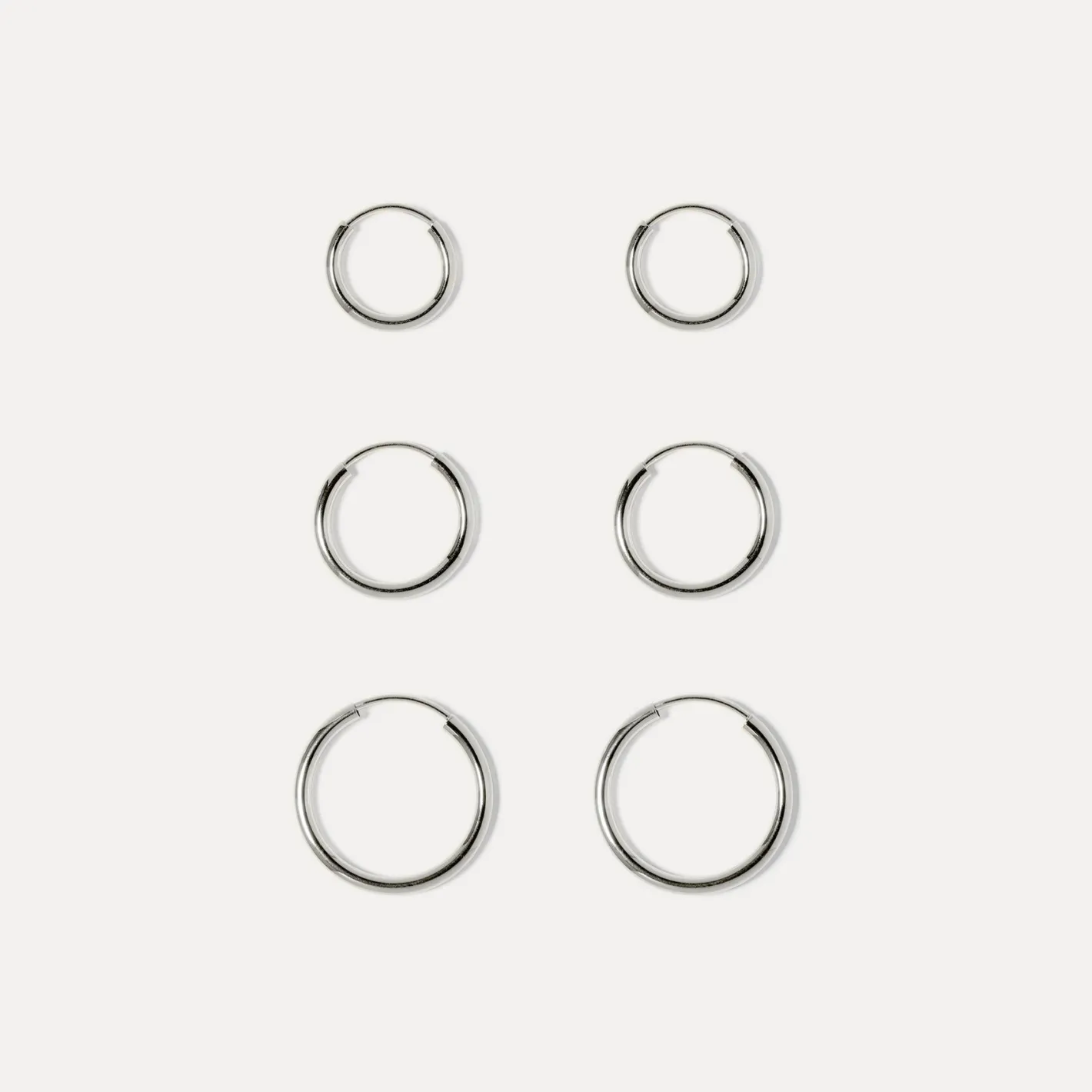 Clearance STILNEST Basic Trio Creolen Ohrringe