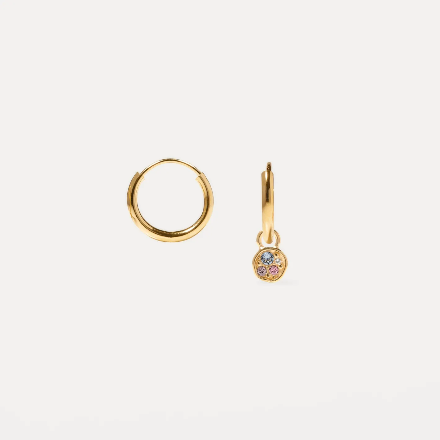 Clearance STILNEST Belong Pavé Creolen Ohrringe
