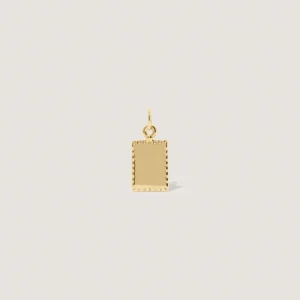 Flash Sale STILNEST Biscuit Tag Anhänger - Square | 585 Gold