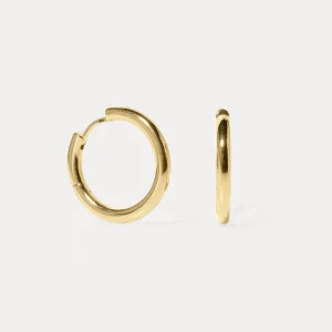 Hot STILNEST Bold Creolen Ohrringe | 585 Gold