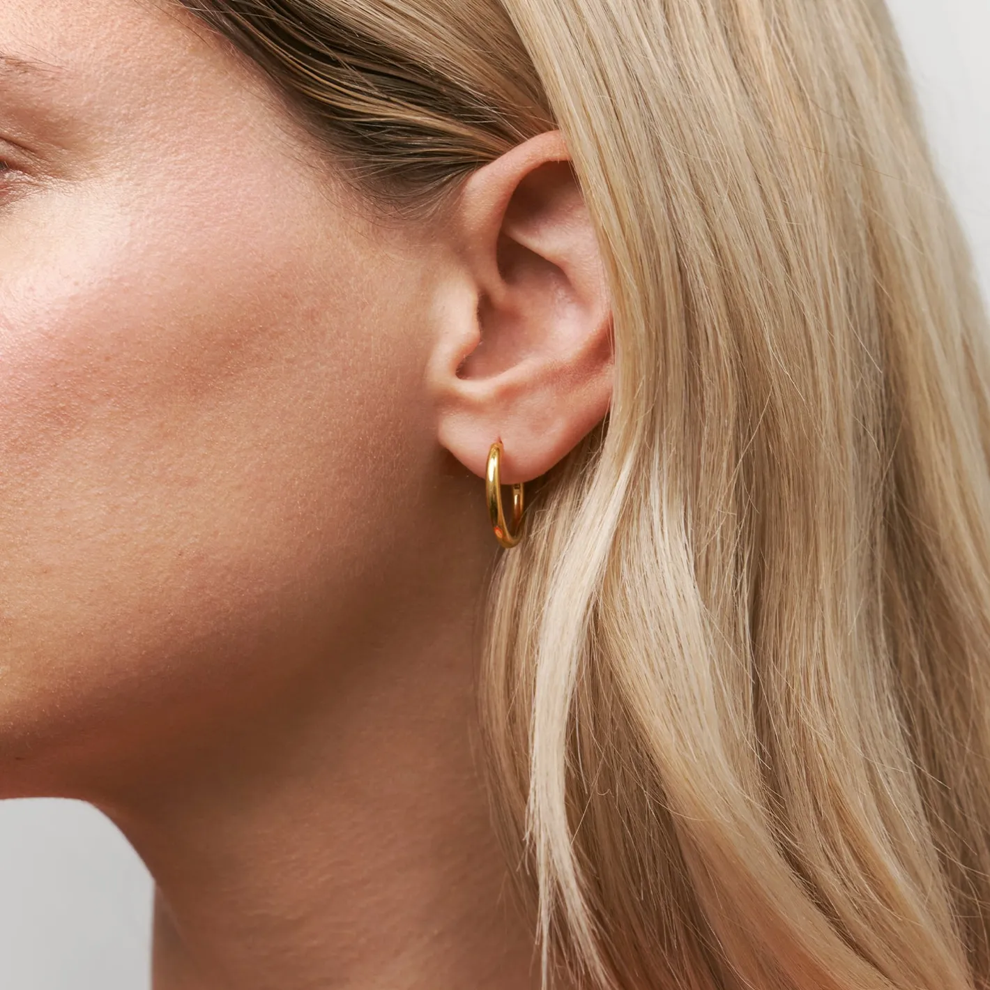 Hot STILNEST Bold Creolen Ohrringe | 585 Gold
