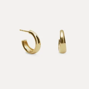 Fashion STILNEST Bombé Bold Creolen Ohrringe | 585 Gold