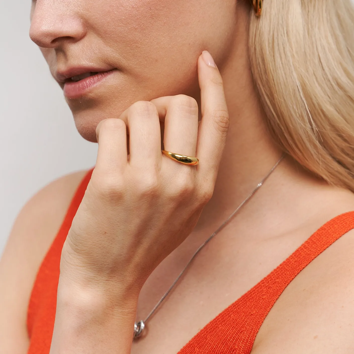 Store STILNEST Bombé Bold Ring | 585 Gold
