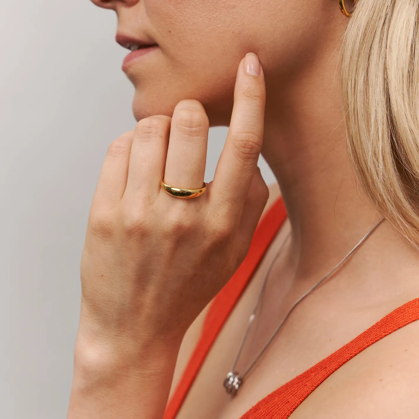 Store STILNEST Bombé Bold Ring | 585 Gold