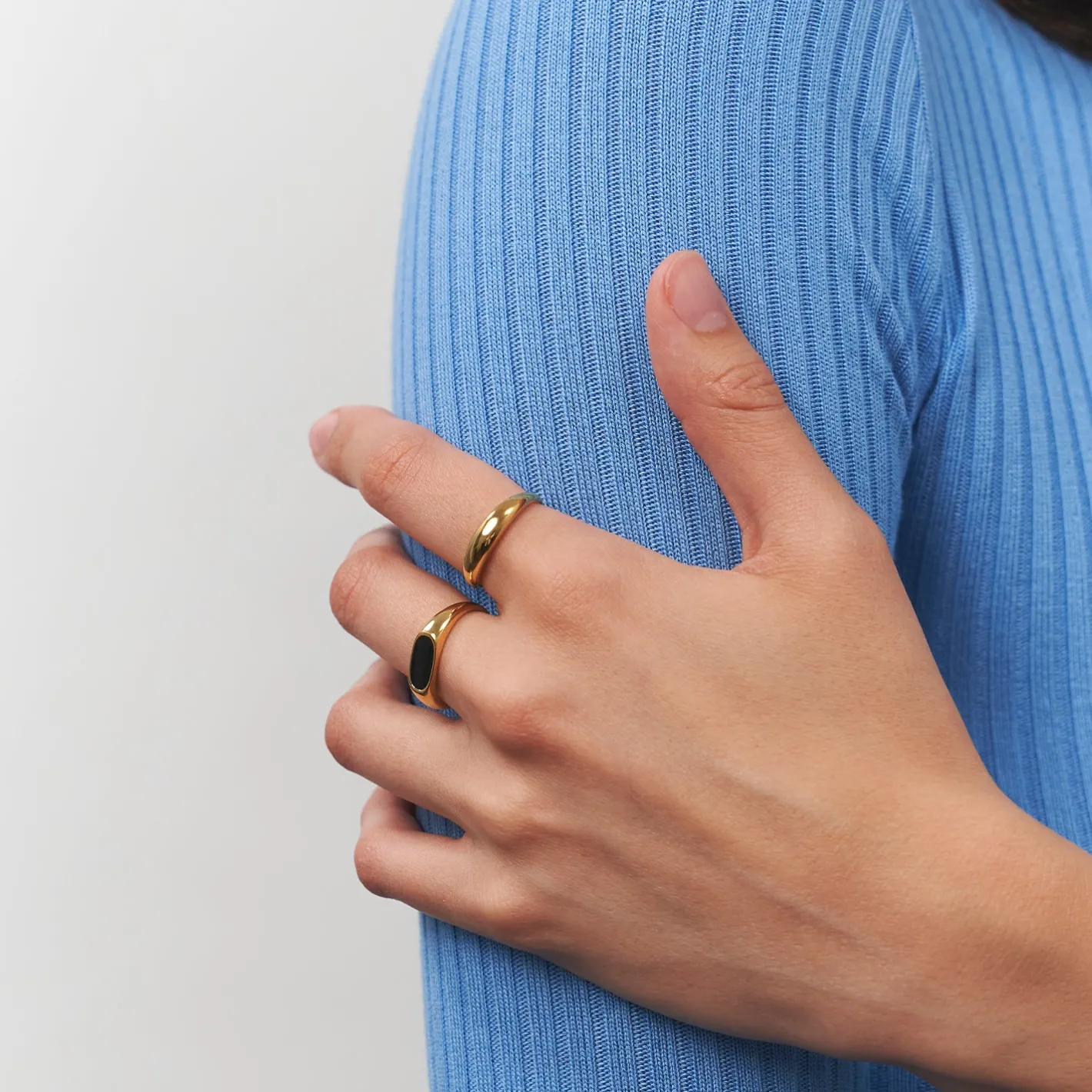 Store STILNEST Bombé Bold Ring | 585 Gold