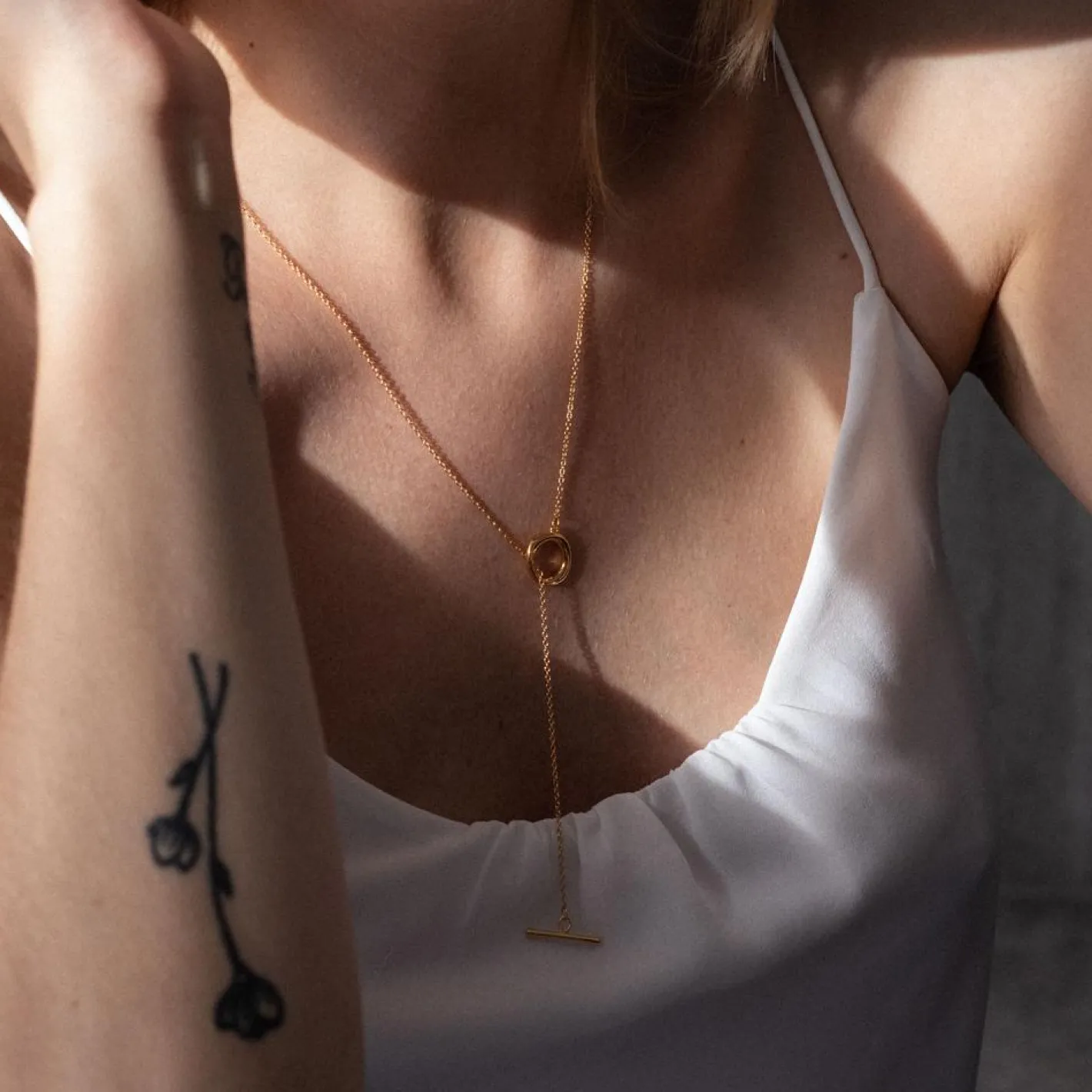 Sale STILNEST Bonds Path Loop Lariat Kette