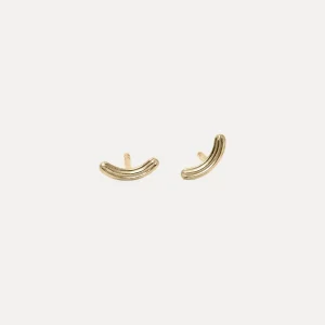 New STILNEST Churro Ohrstecker Ohrringe | 585 Gold