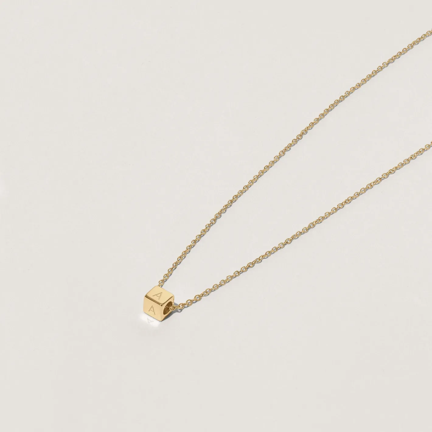 Best Sale STILNEST Cube mit Ankerkette | 585 Gold