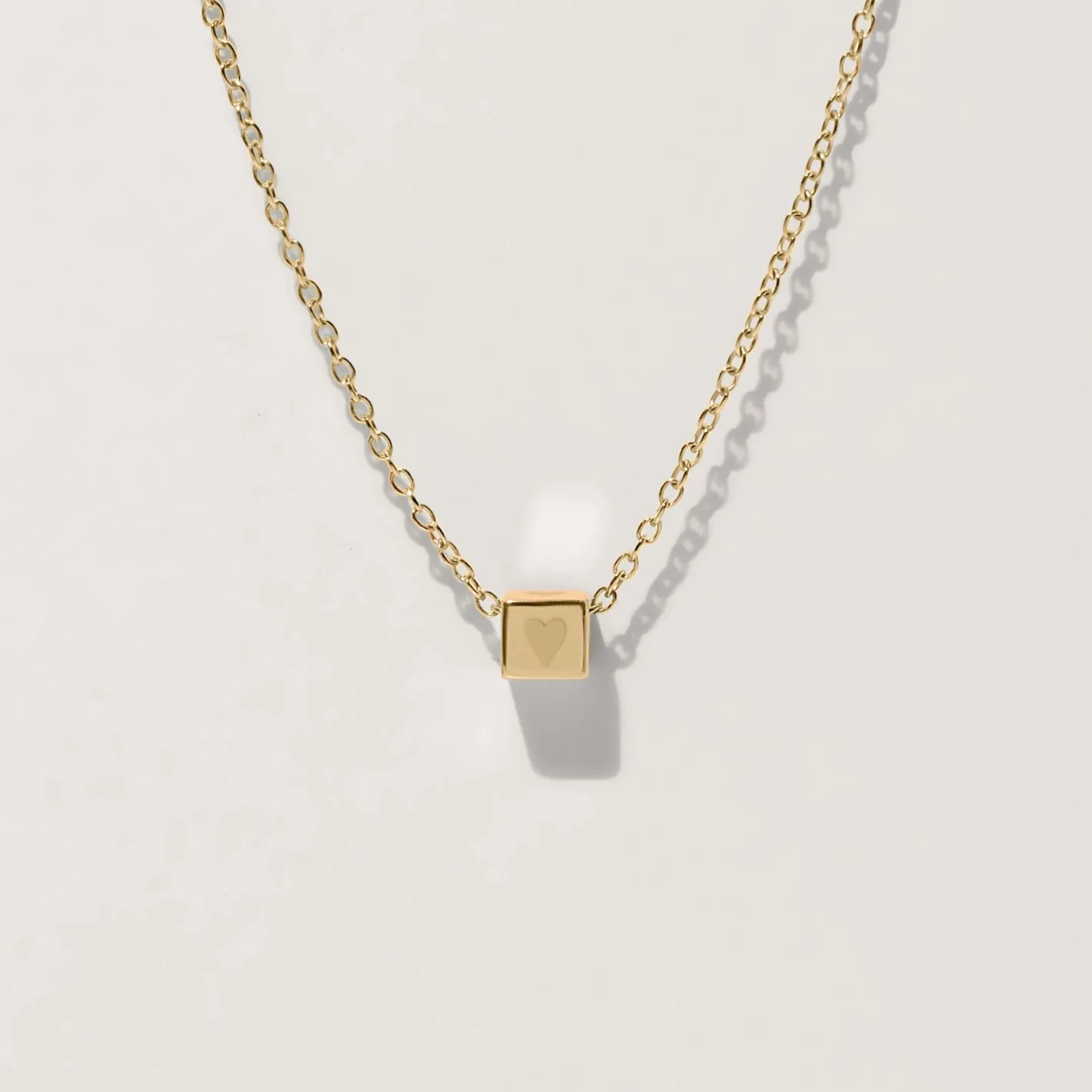 Best Sale STILNEST Cube mit Ankerkette | 585 Gold