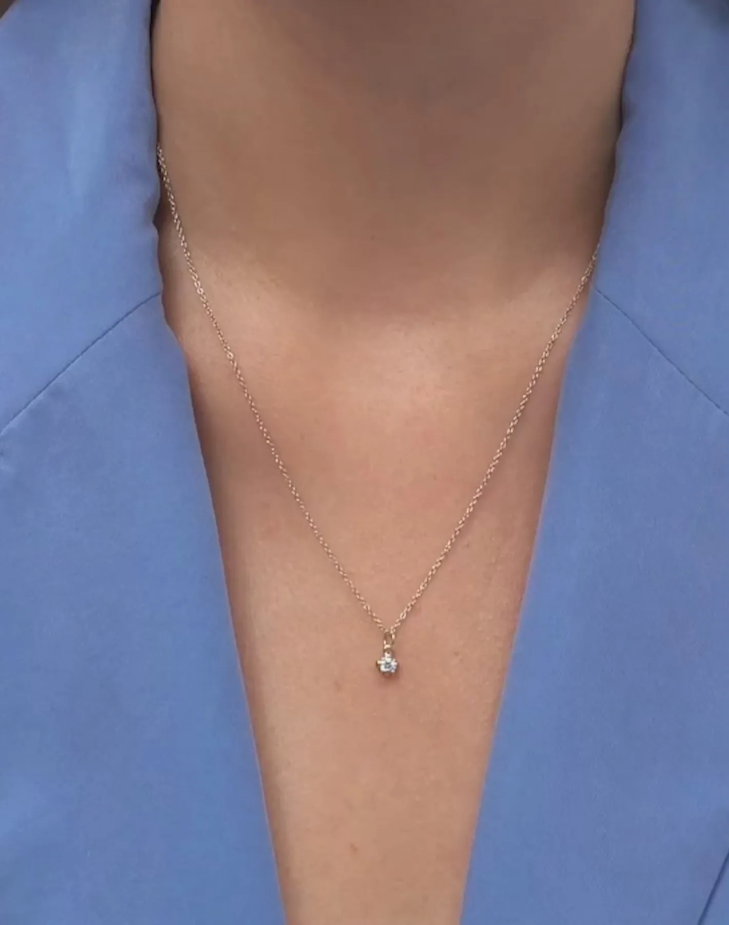 Best STILNEST Diamant Lux Anhänger | 585 Gold