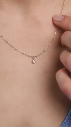 Best Sale STILNEST Diamant Mater Kette | 585 Gold