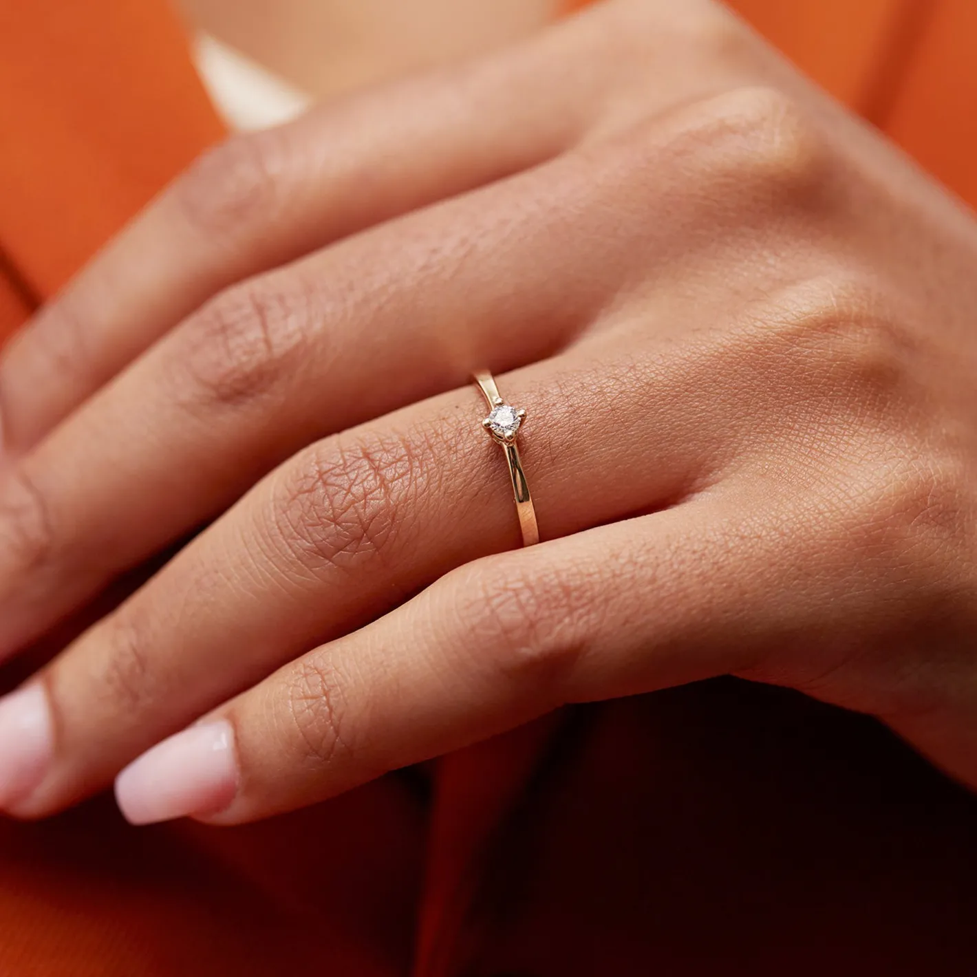Outlet STILNEST Diamant Solitär Engagement Ring | 585 Gold