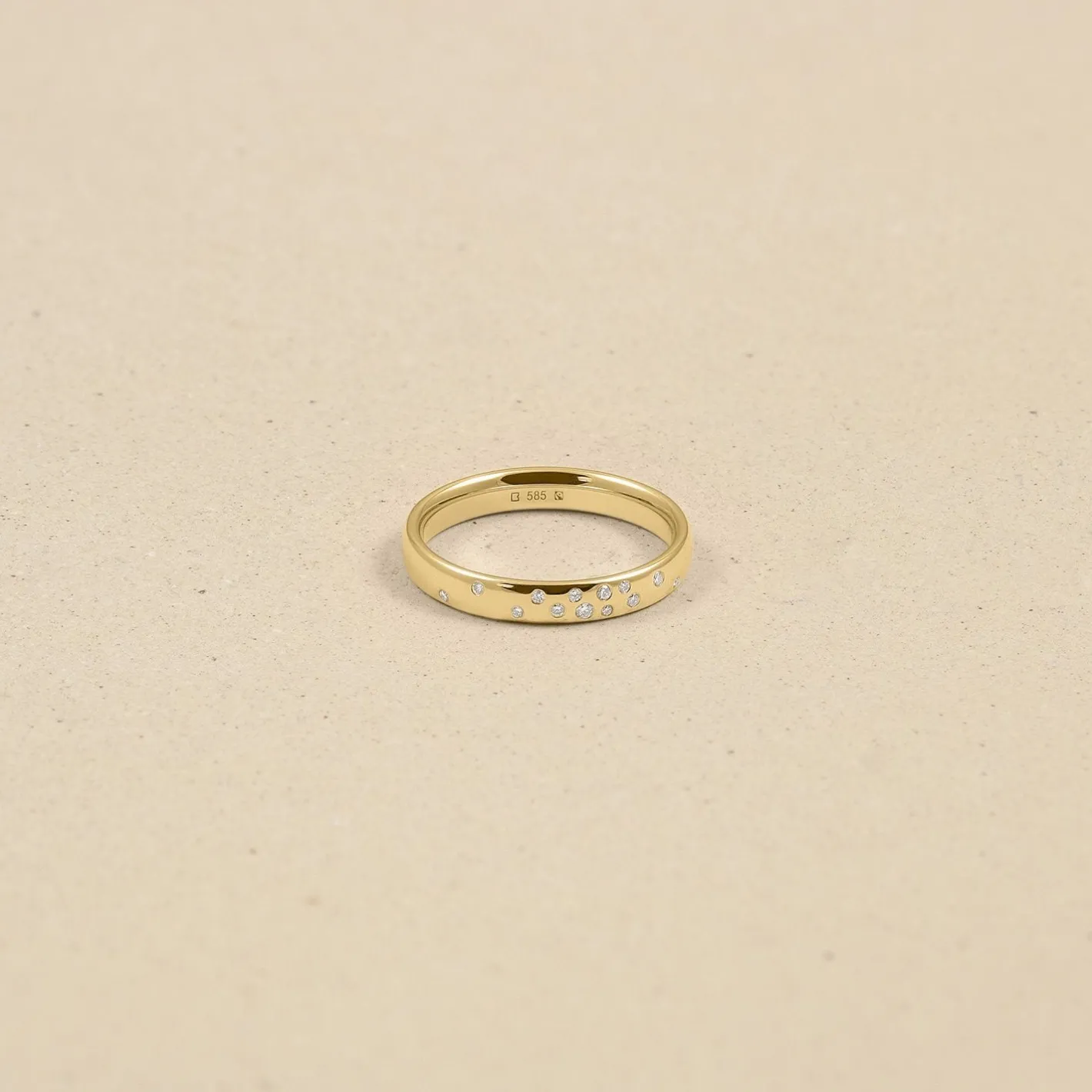 Fashion STILNEST Diamant Starlit Fair Band | 585 Gold