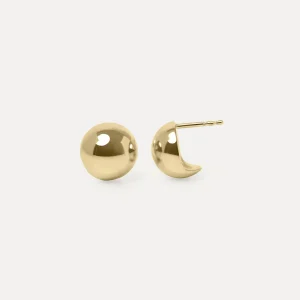 Online STILNEST Dome Ohrstecker Ohrringe | 585 Gold