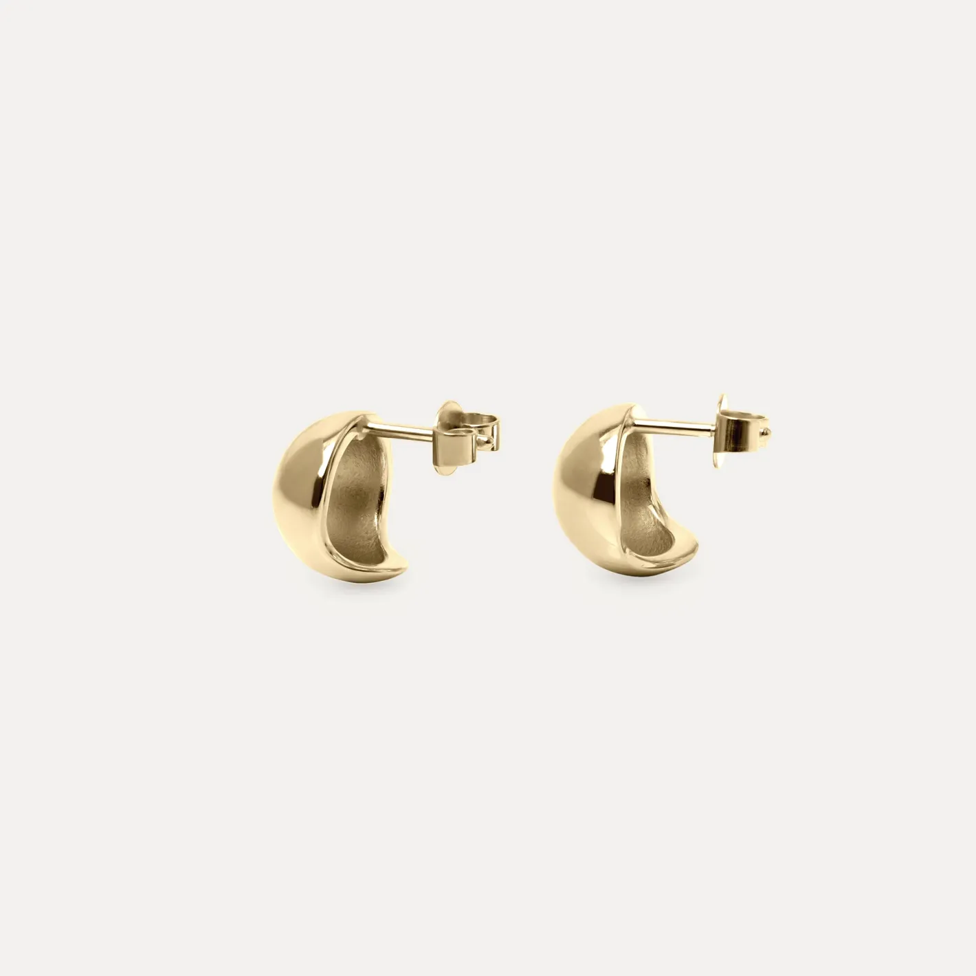 Online STILNEST Dome Ohrstecker Ohrringe | 585 Gold
