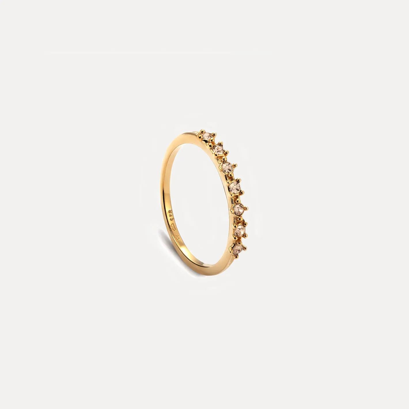 Sale STILNEST Dunkelgelbe Kristalle Color Delight Ring