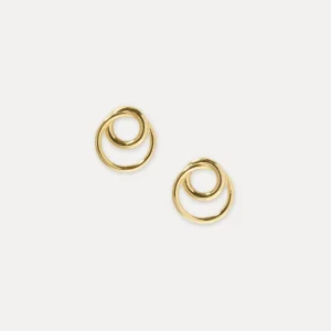 Hot STILNEST Duo Ohrstecker Ohrringe | 585 Gold