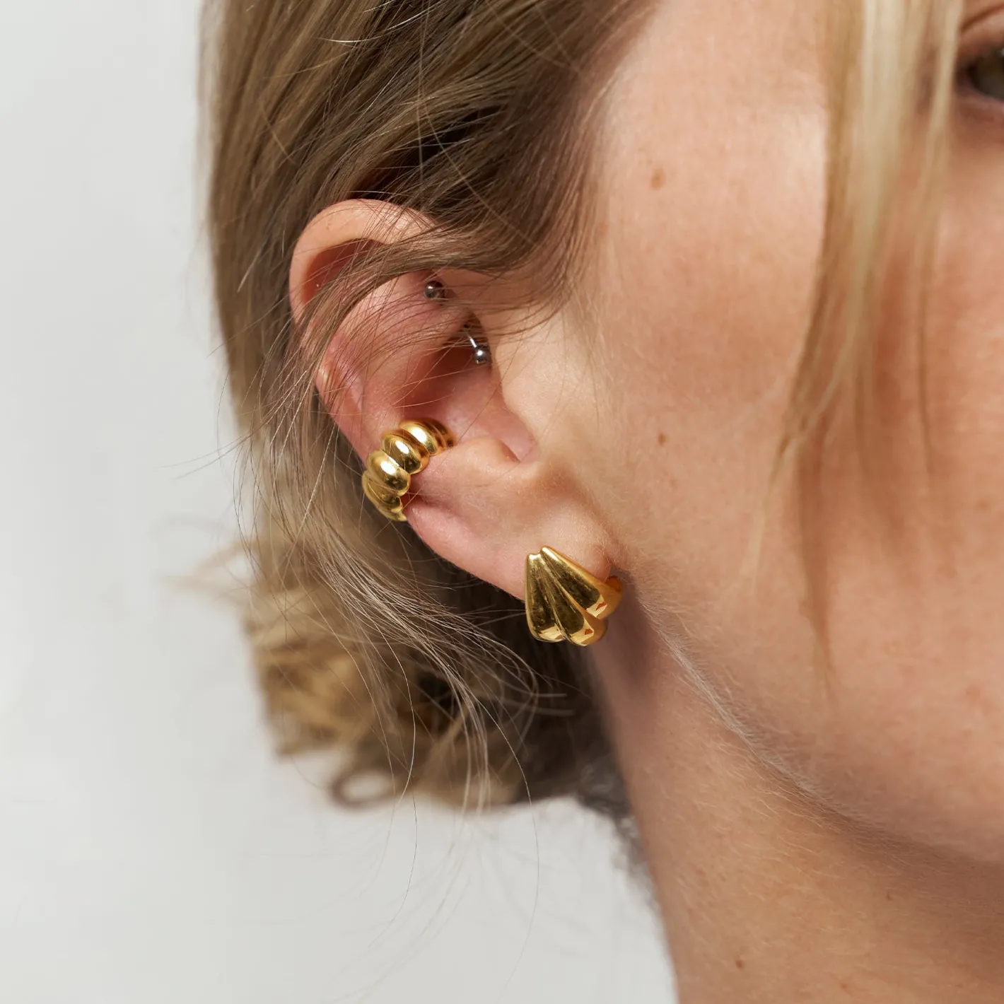 Online STILNEST Eden Citrus Ear Cuff | 585 Gold