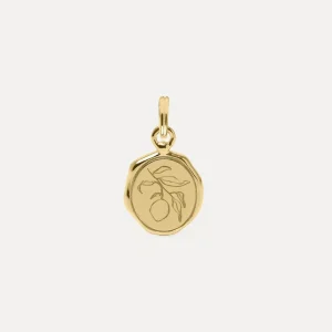 Clearance STILNEST Eden Lemon Seal Anhänger | 585 Gold