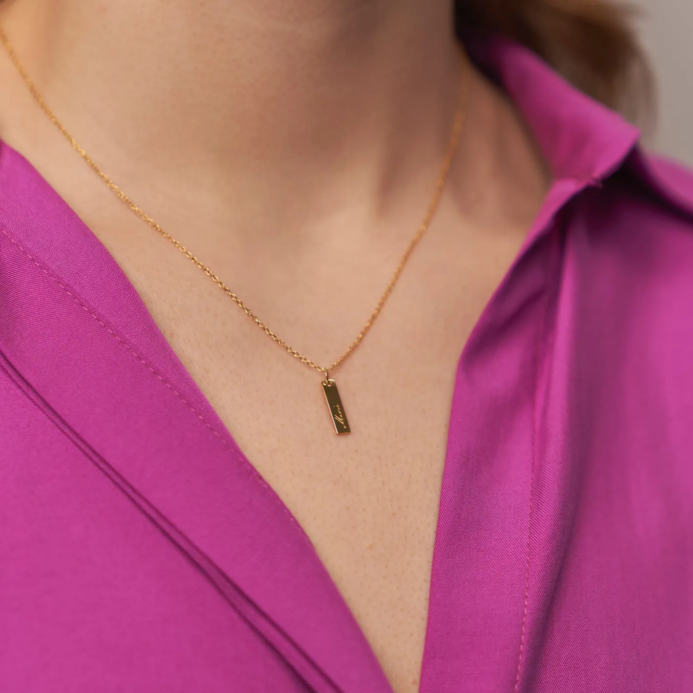 Cheap STILNEST Engravable Bar Anhänger