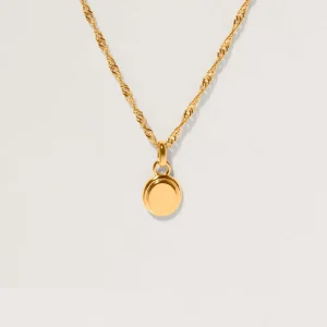 Fashion STILNEST Engravable Emblem Kette