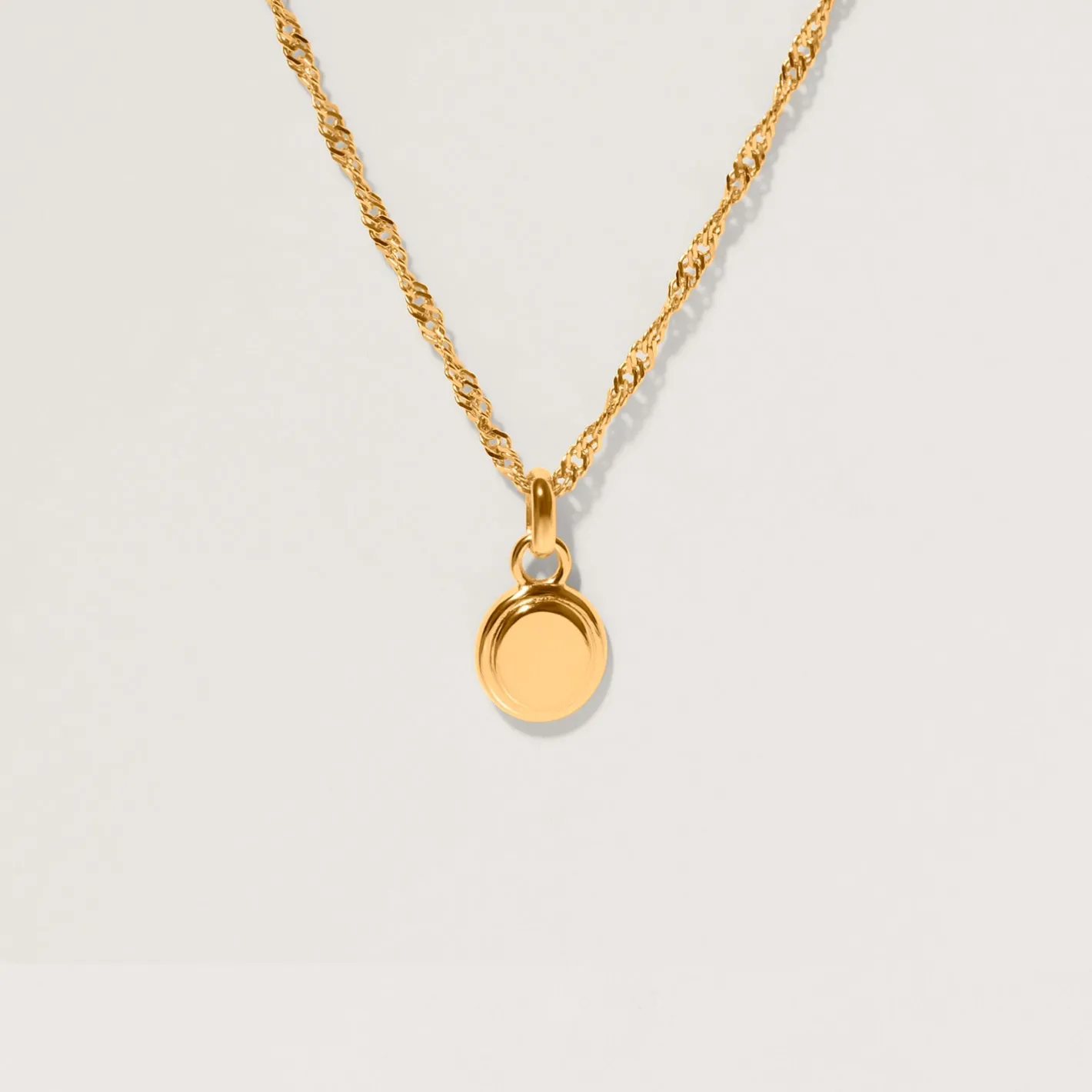 Fashion STILNEST Engravable Emblem Kette