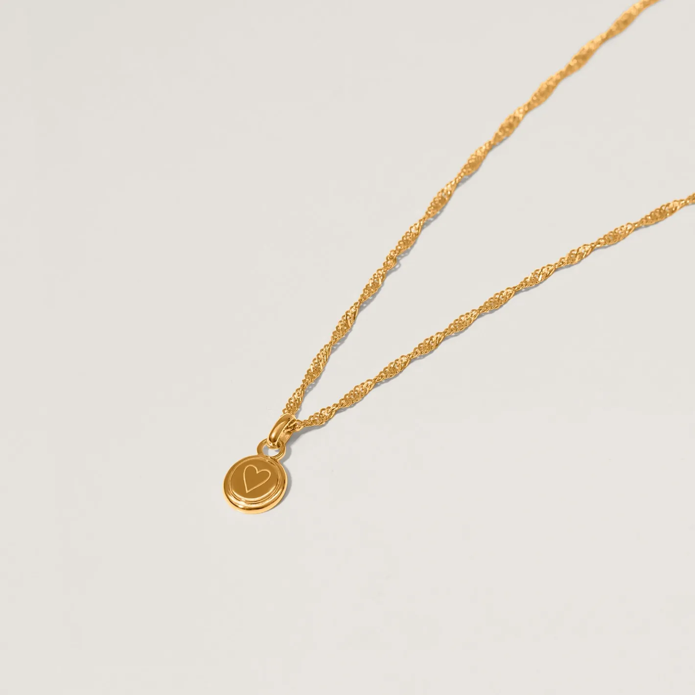 Fashion STILNEST Engravable Emblem Kette