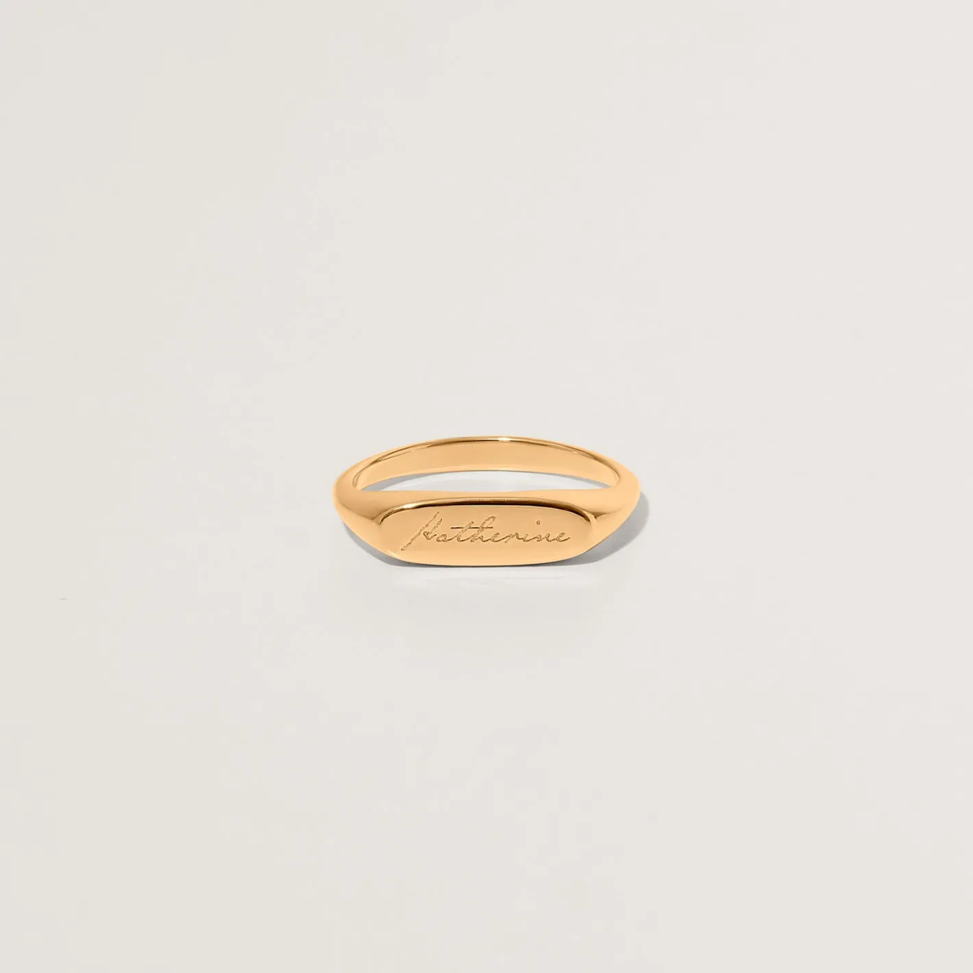 Best STILNEST Engravable Flat-Top Ring