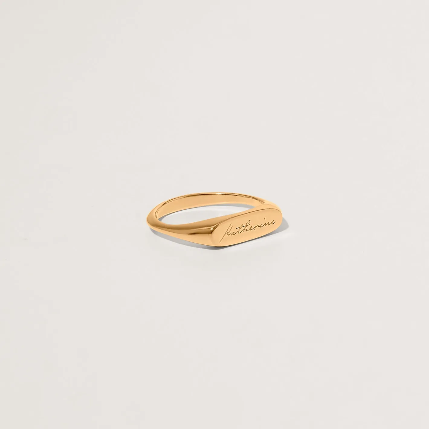 Best STILNEST Engravable Flat-Top Ring