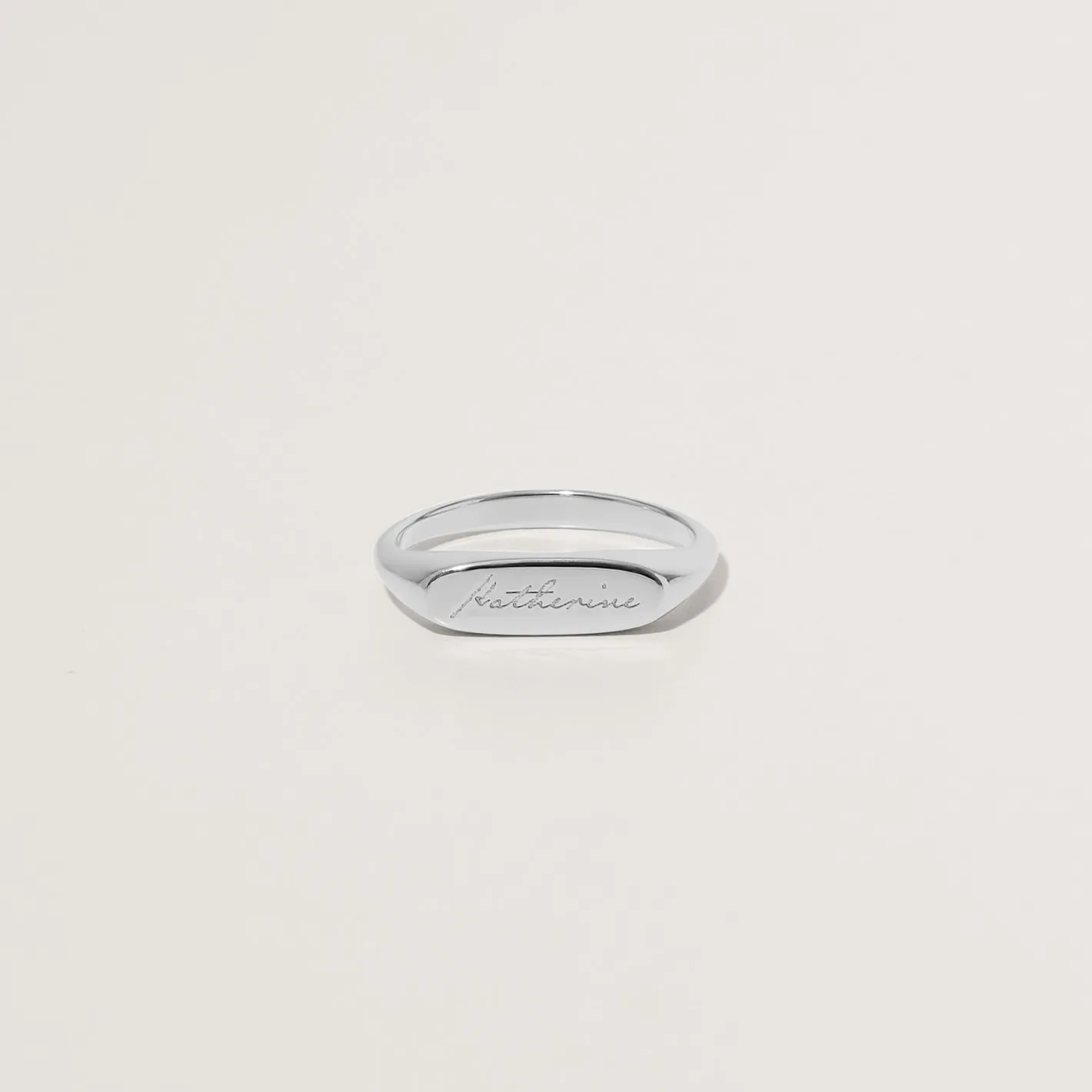 Best STILNEST Engravable Flat-Top Ring