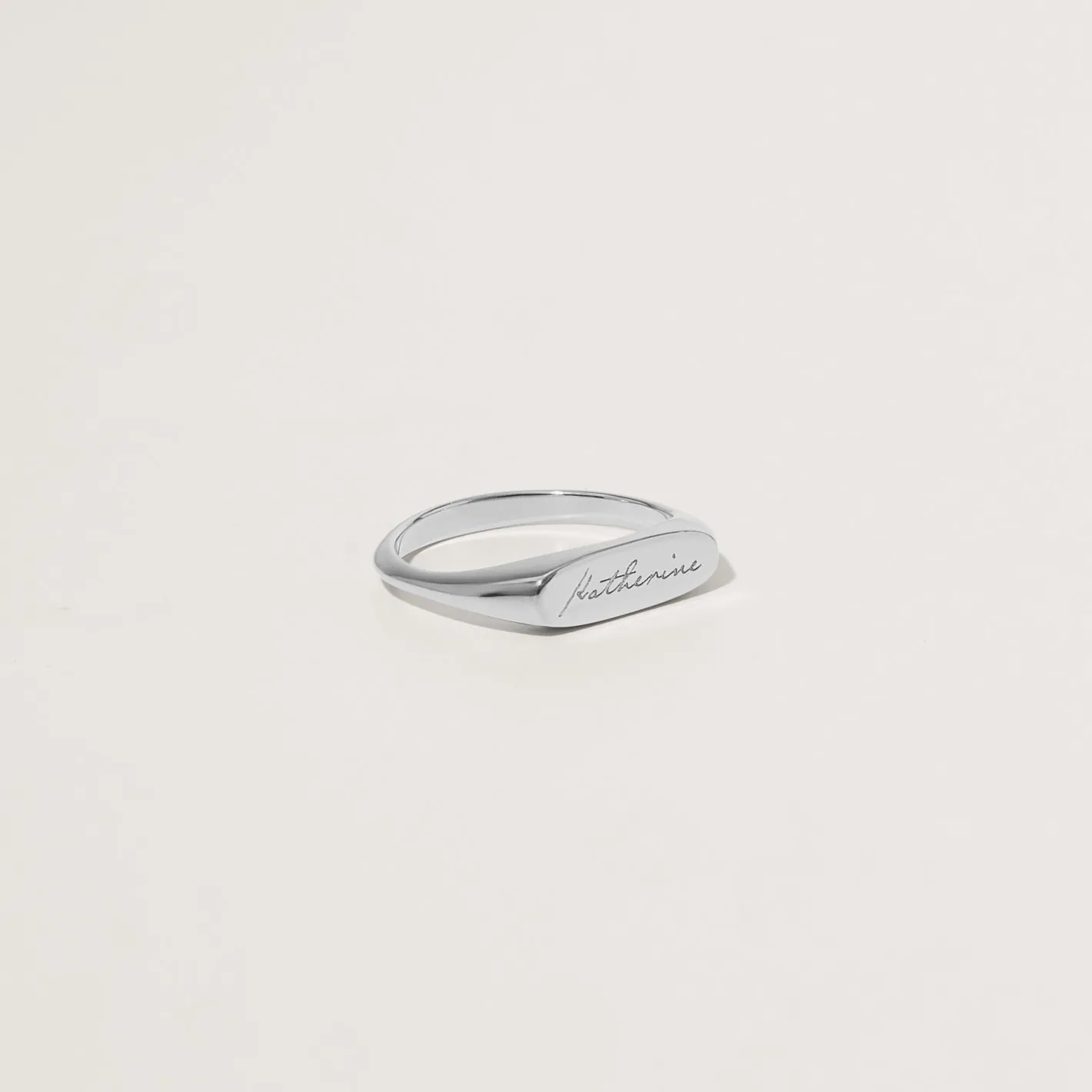 Best STILNEST Engravable Flat-Top Ring