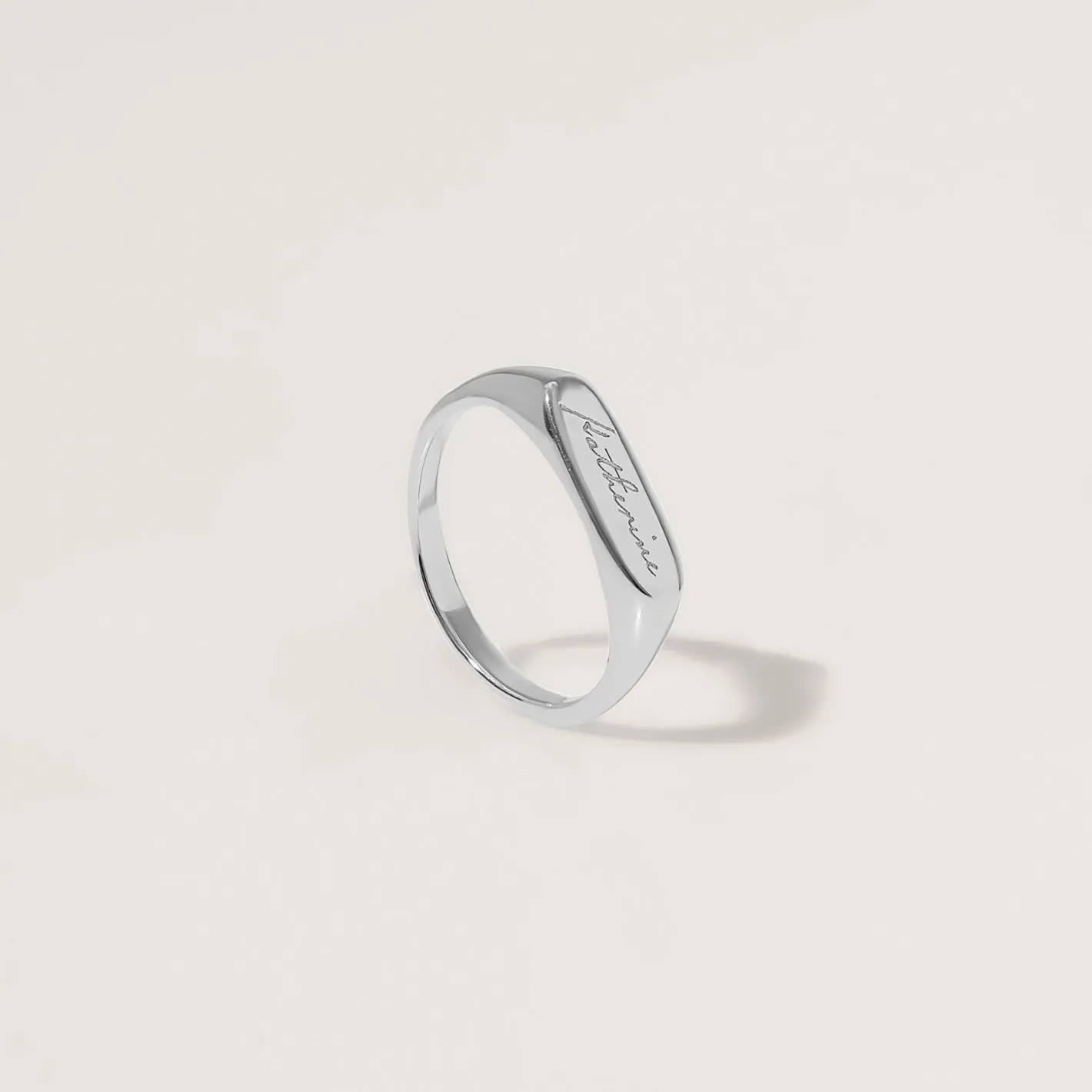 Best STILNEST Engravable Flat-Top Ring