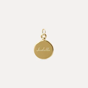 Best Sale STILNEST Engravable Fluid Medallion Anhänger | 585 Gold - Hochglanz