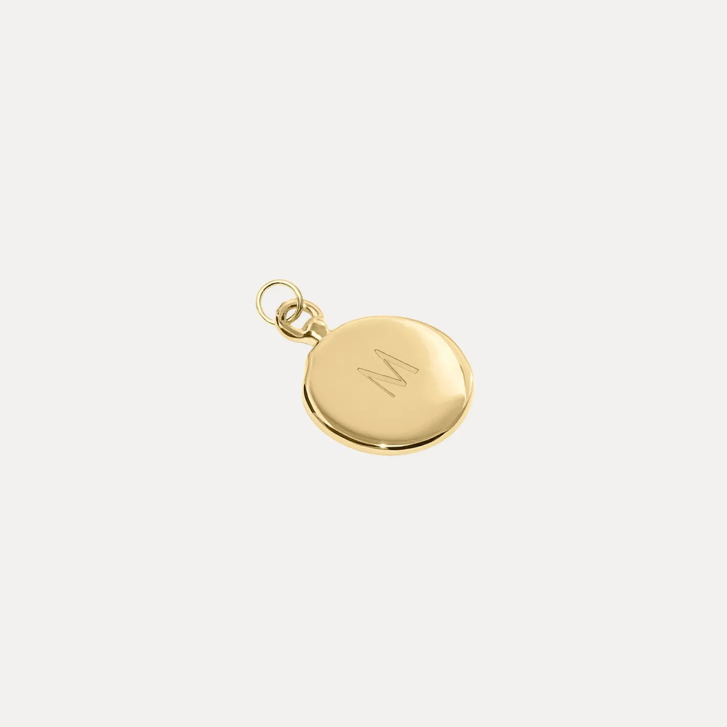 Best Sale STILNEST Engravable Fluid Medallion Anhänger | 585 Gold - Hochglanz
