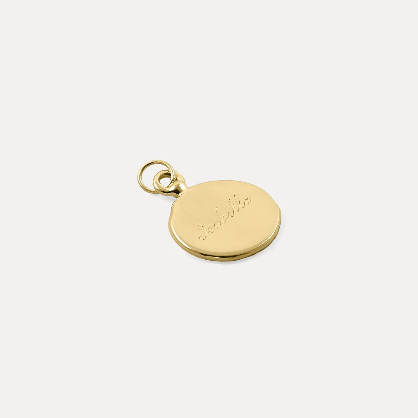 Best Sale STILNEST Engravable Fluid Medallion Anhänger | 585 Gold - Hochglanz