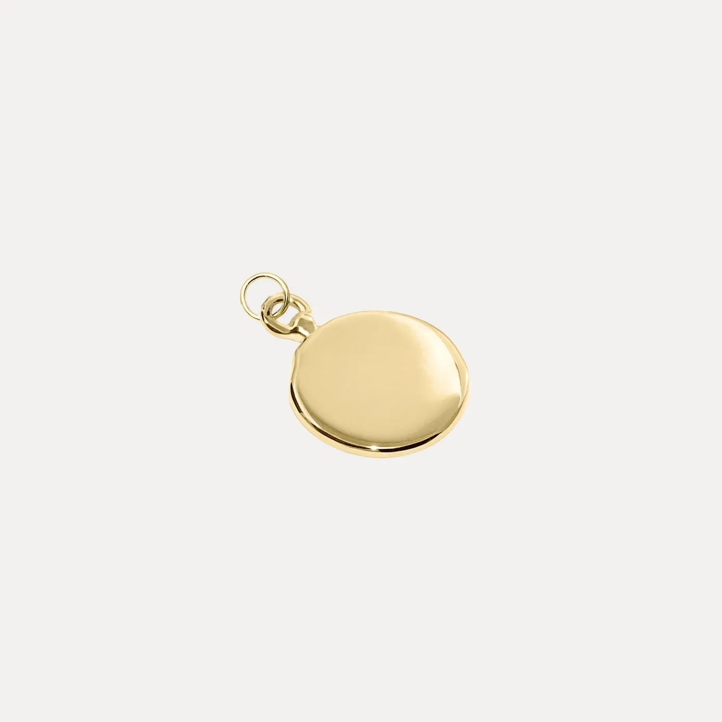 Best Sale STILNEST Engravable Fluid Medallion Anhänger | 585 Gold - Hochglanz