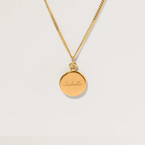 Best Sale STILNEST Engravable Fluid Medallion Kette - Hochglanz