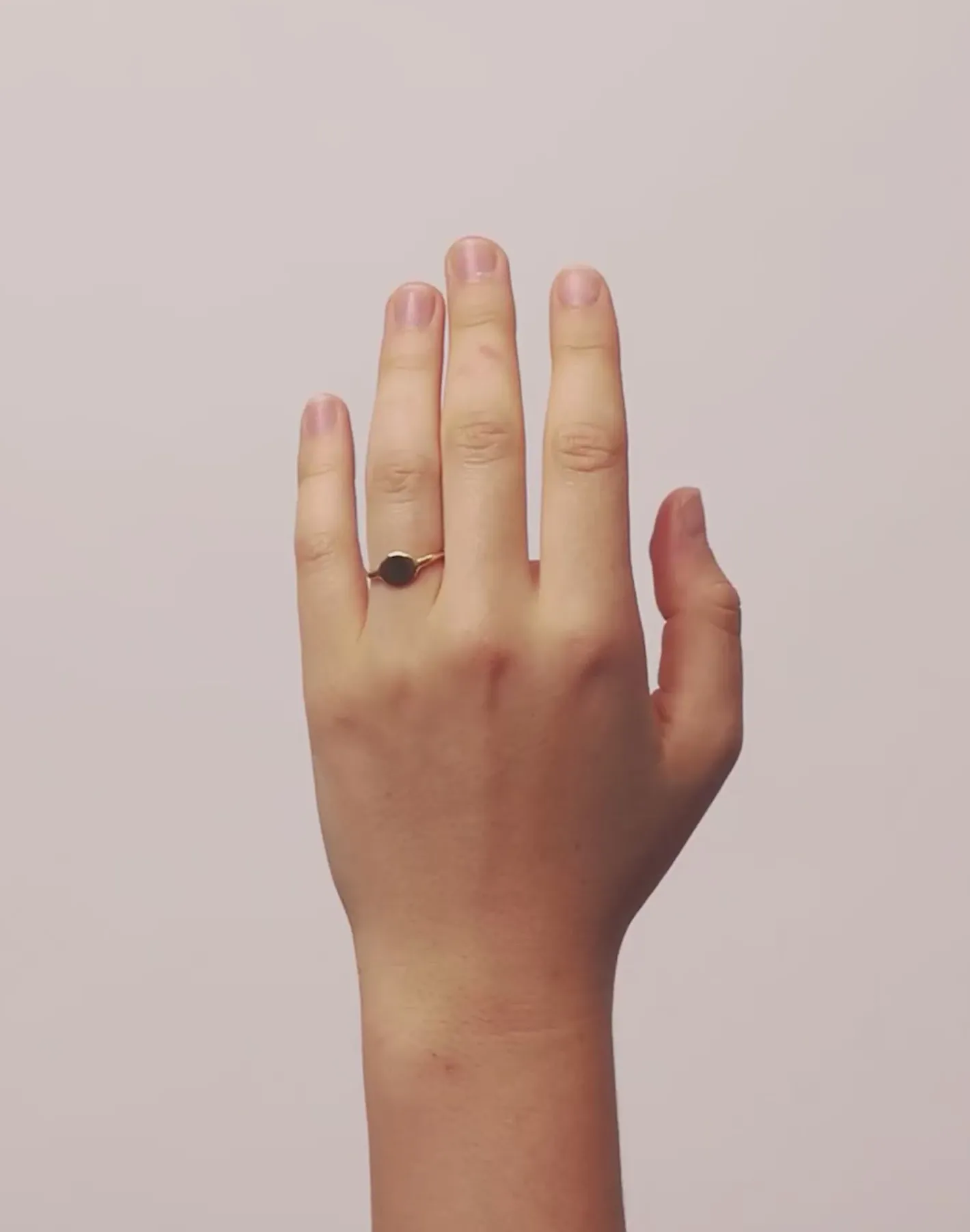 Fashion STILNEST Engravable Fluid Siegelring - Hochglanz