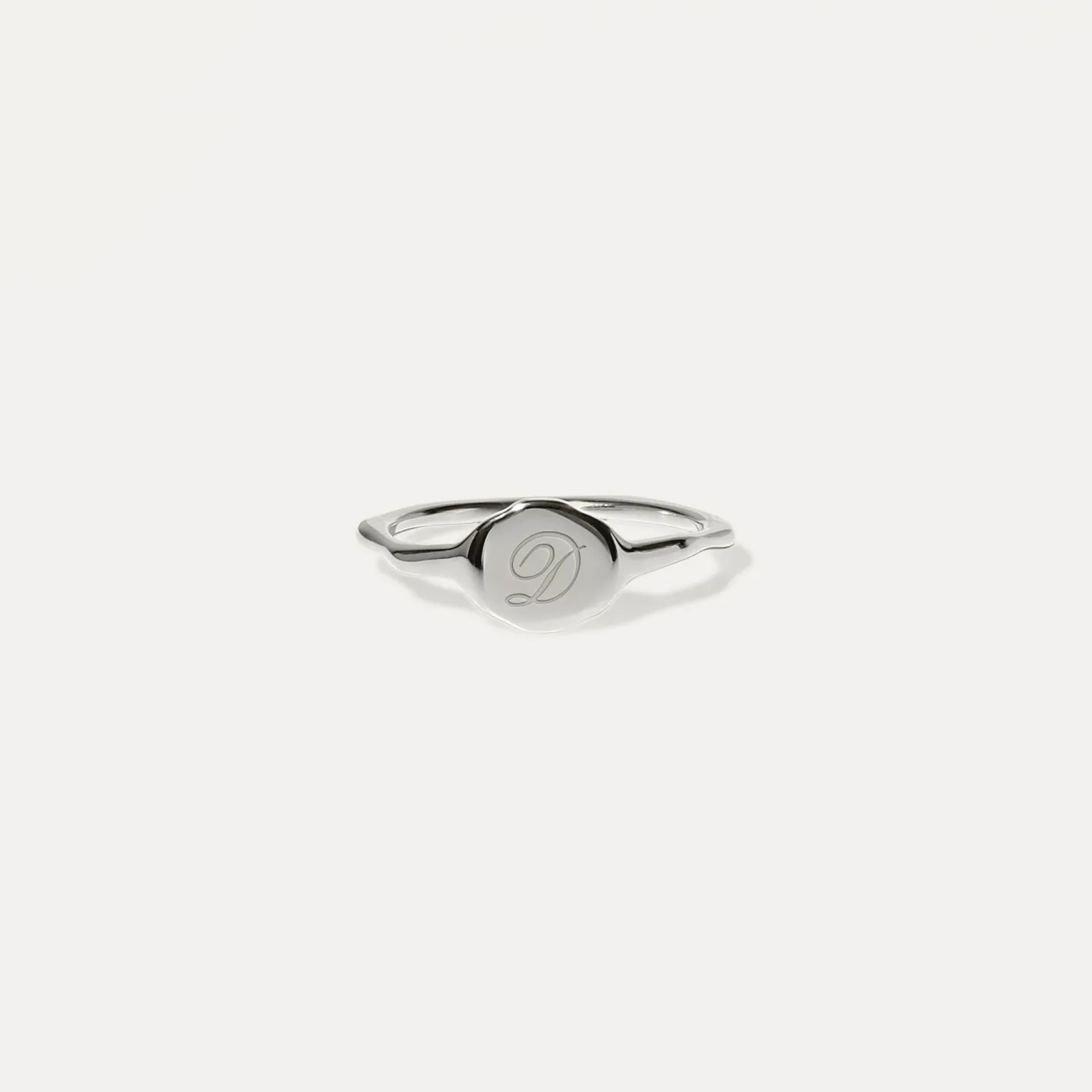 Fashion STILNEST Engravable Fluid Siegelring - Hochglanz