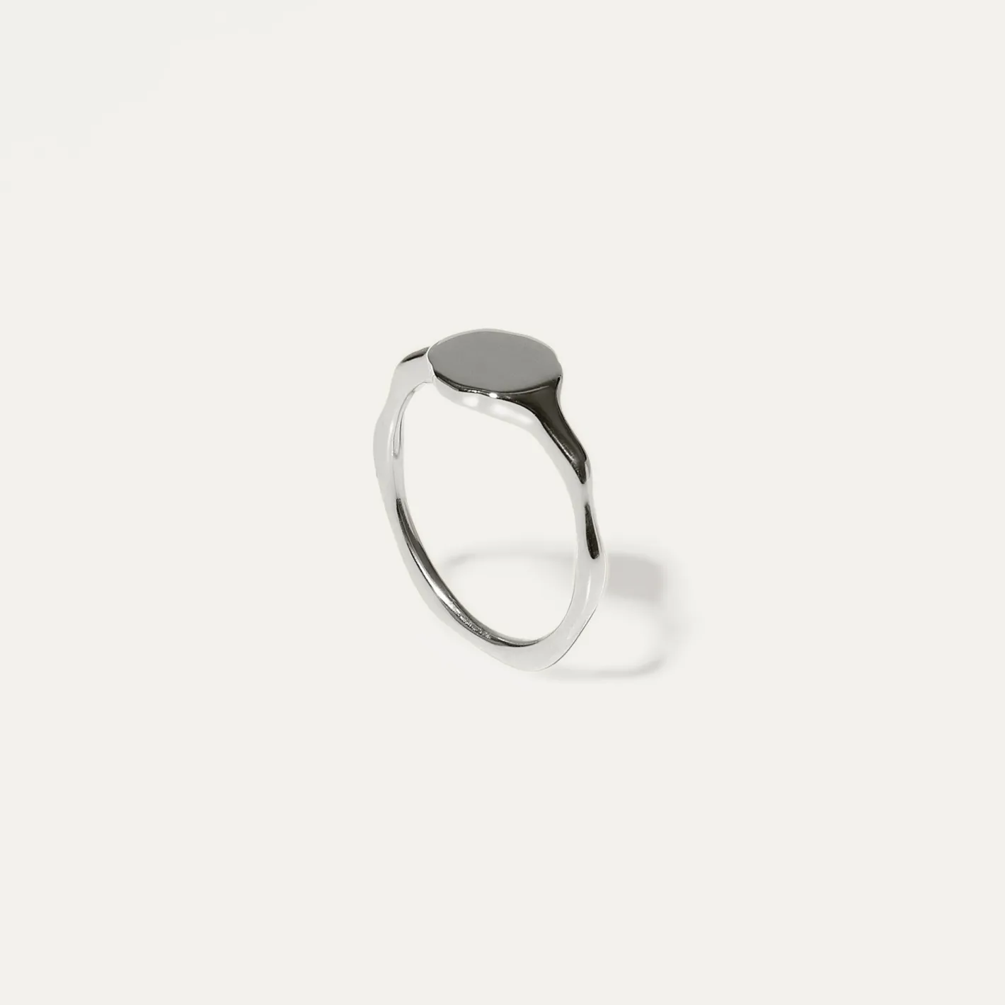 Fashion STILNEST Engravable Fluid Siegelring - Hochglanz