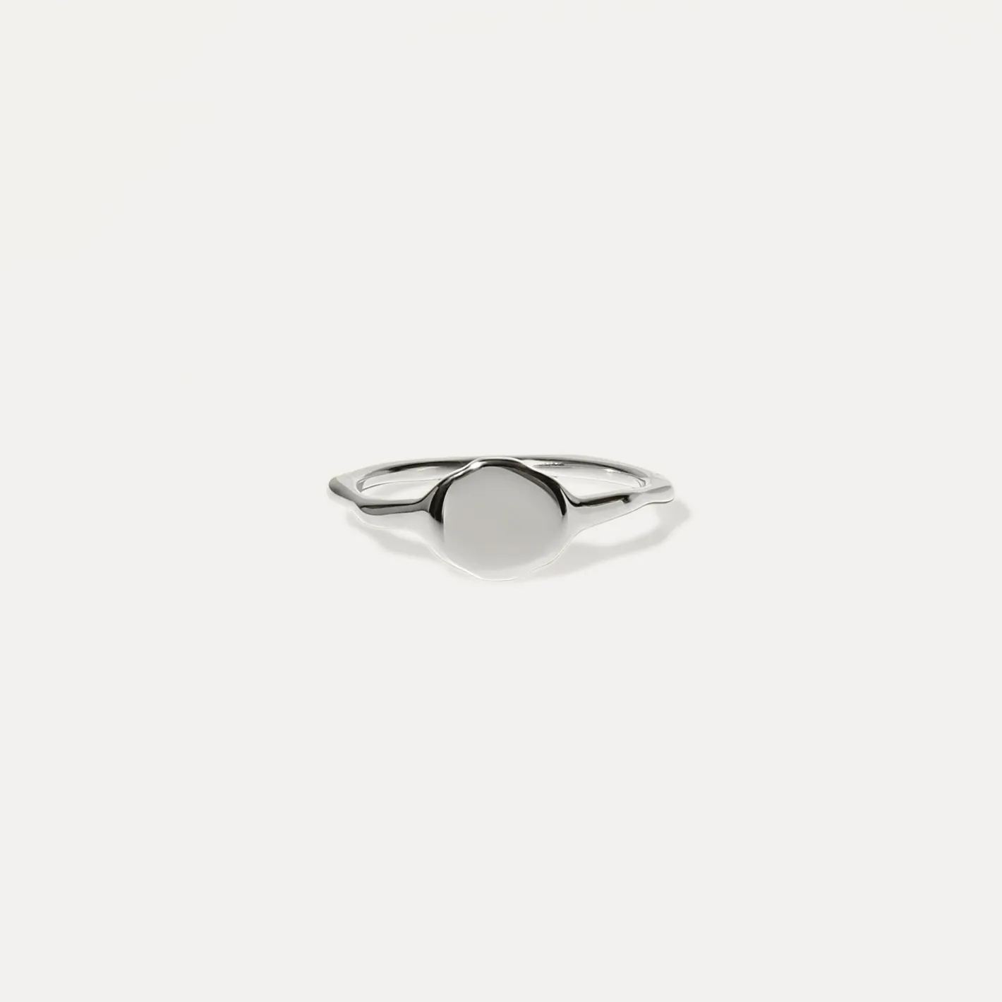 Fashion STILNEST Engravable Fluid Siegelring - Hochglanz
